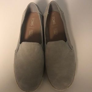Toms Palma Suede Slip-ons Grey